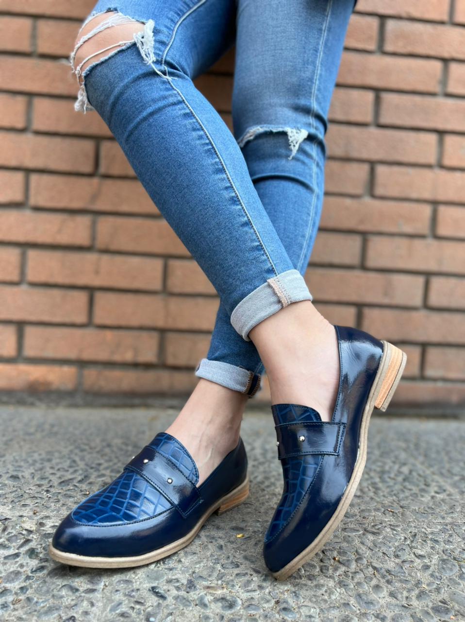 Mocasín Tachas Amatista