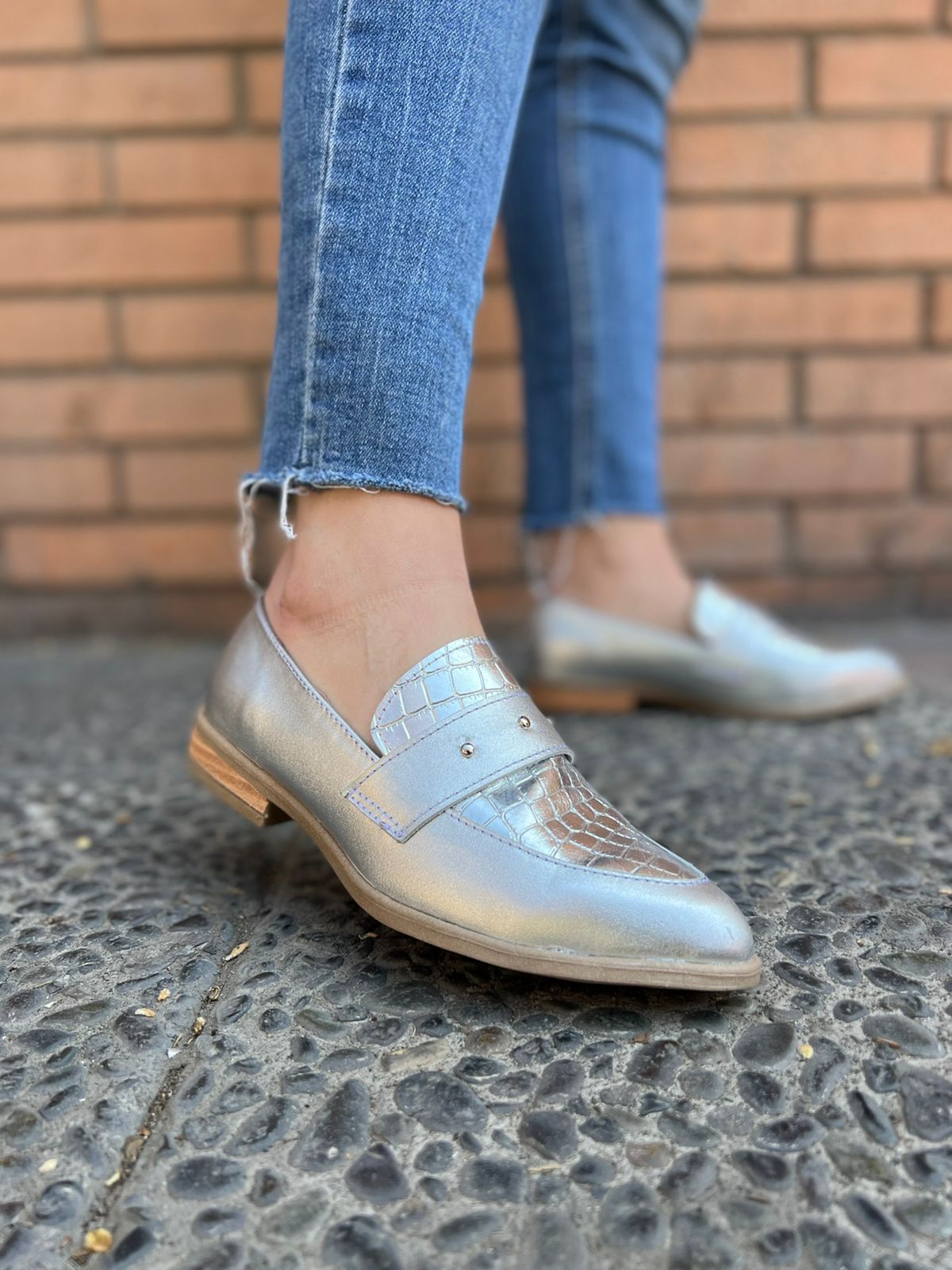 Mocasín Tachas Amatista