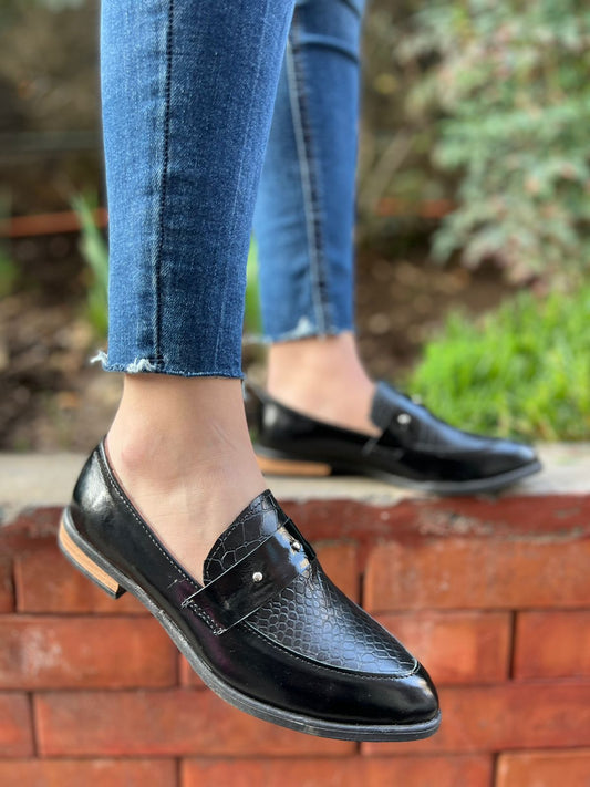 Mocasín Tachas Amatista