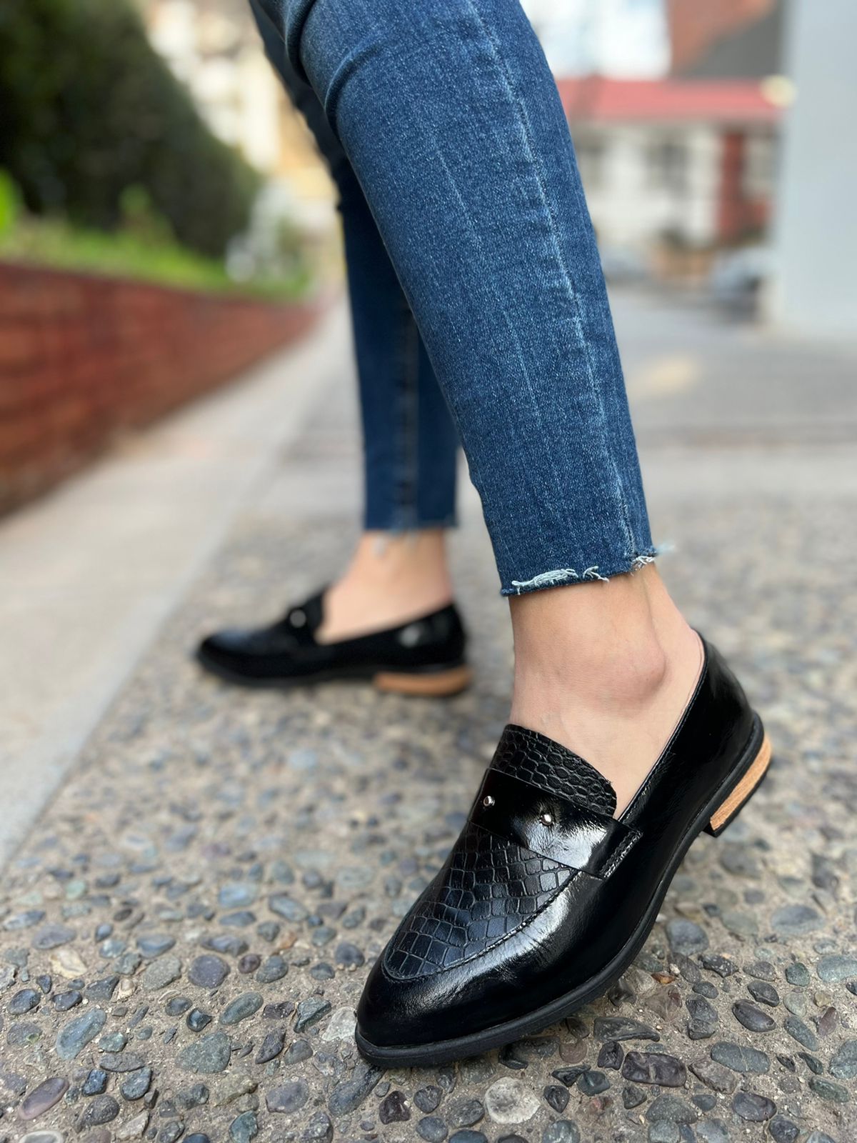 Mocasín Tachas Amatista
