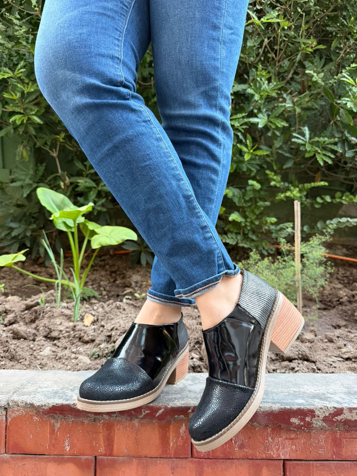 Zapato Mujer Cuero / Campero Alto – Amatista Shoes