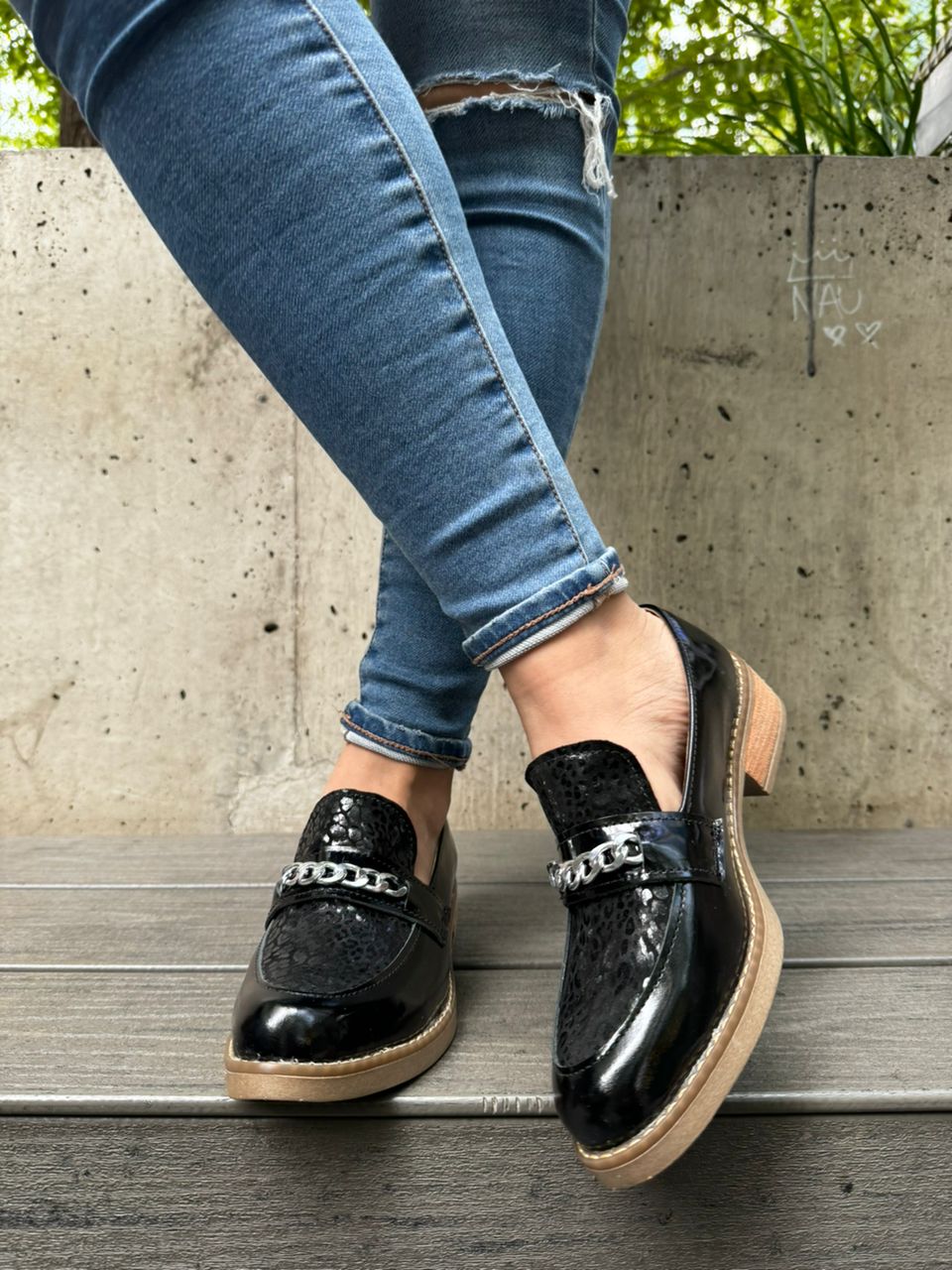 Mocasín Cadenas Bajo