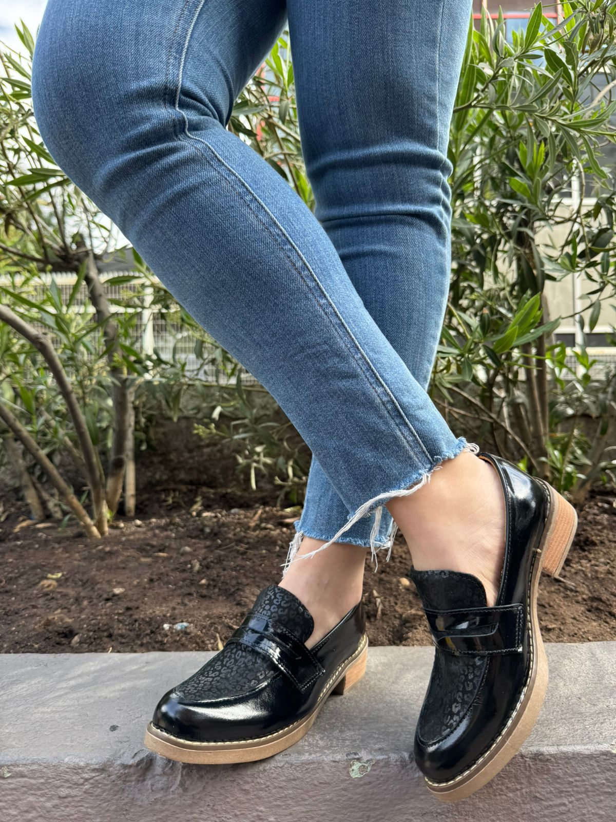 Zapatos Mocasines Mujer Mocasines Tacon Plataforma Mocasines De