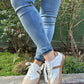 Zapatilla Blanco Beige