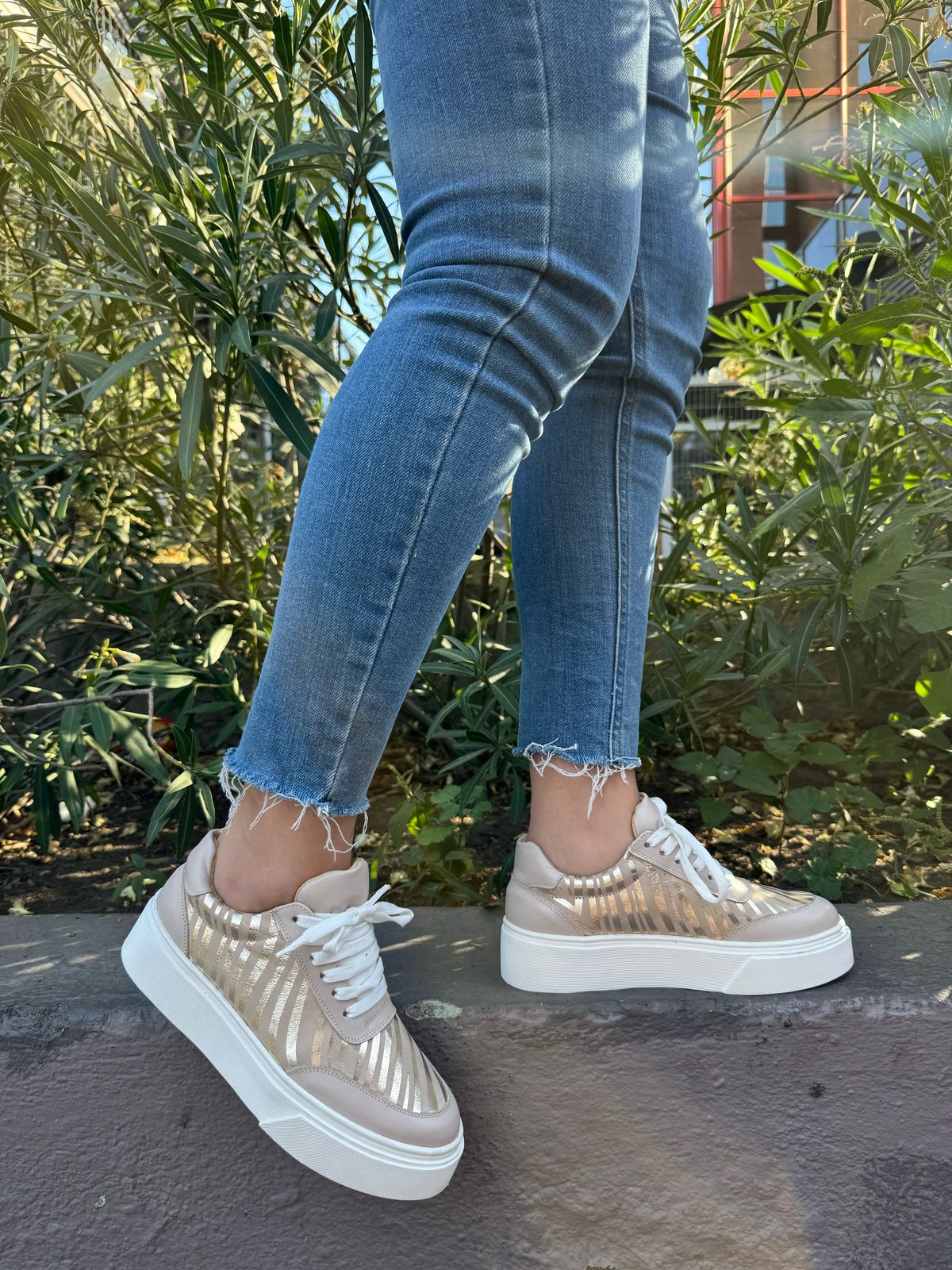 Zapatilla Nude Cebra